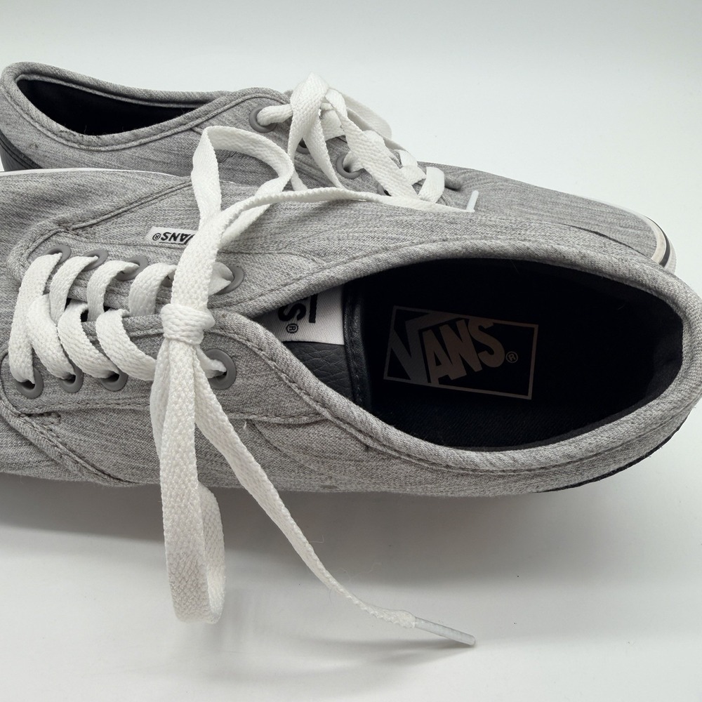 Vans Shoes Men's Sz 9 Gray Atwood Low Top Lace Up Sneakers Casual - Picture 8 of 8